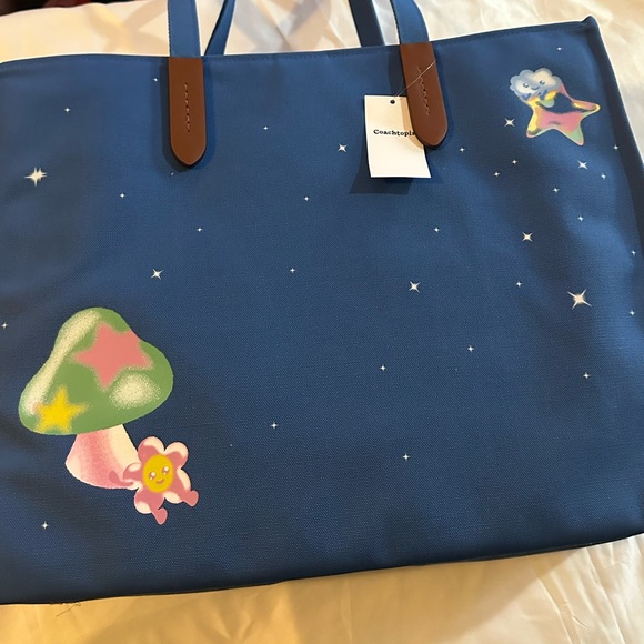 Coach Coachtopia Recycle Canvas Let Us Take a Trip Tote - Picture 6 of 11